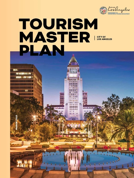 Cover of the Los Angeles Tourism Master Plan